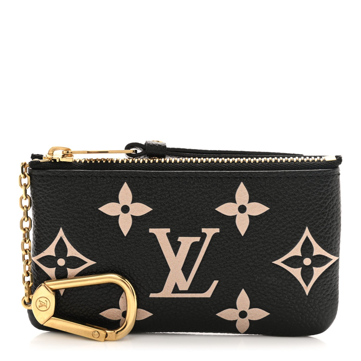 product image of LOUIS VUITTON Empreinte Monogram Giant Key Pouch Black Beige FASHIONPHILE
