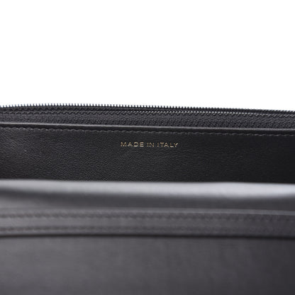 Chanel Calfskin Crocodile Embossed Graffiti 2.55 Cocodile Reissue Wallet On Chain WOC Black Gold 18 of 22
