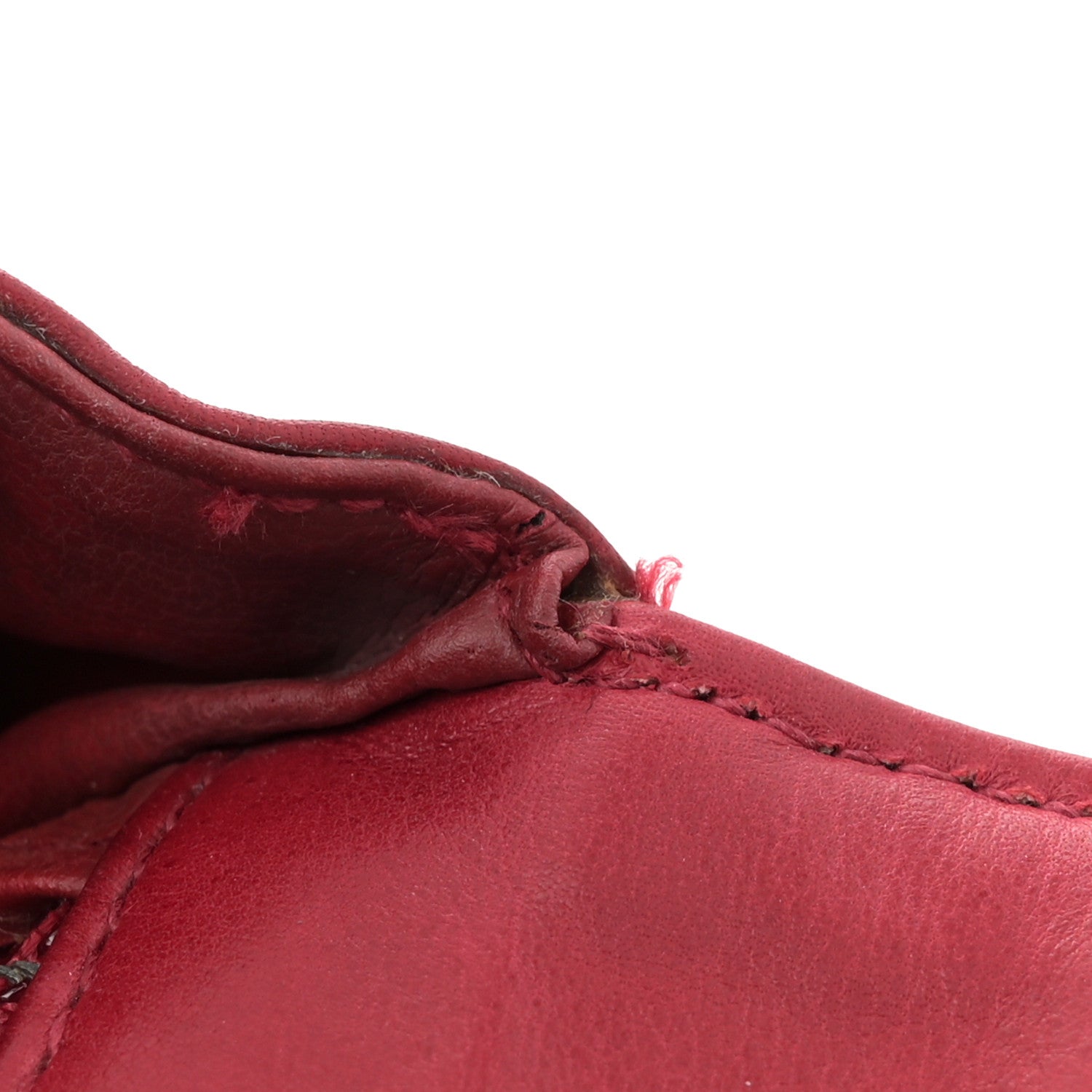 Chanel Lambskin Diamond Stitched Waist Chain Belt Flap Bag 70 28 Red 12 of 14