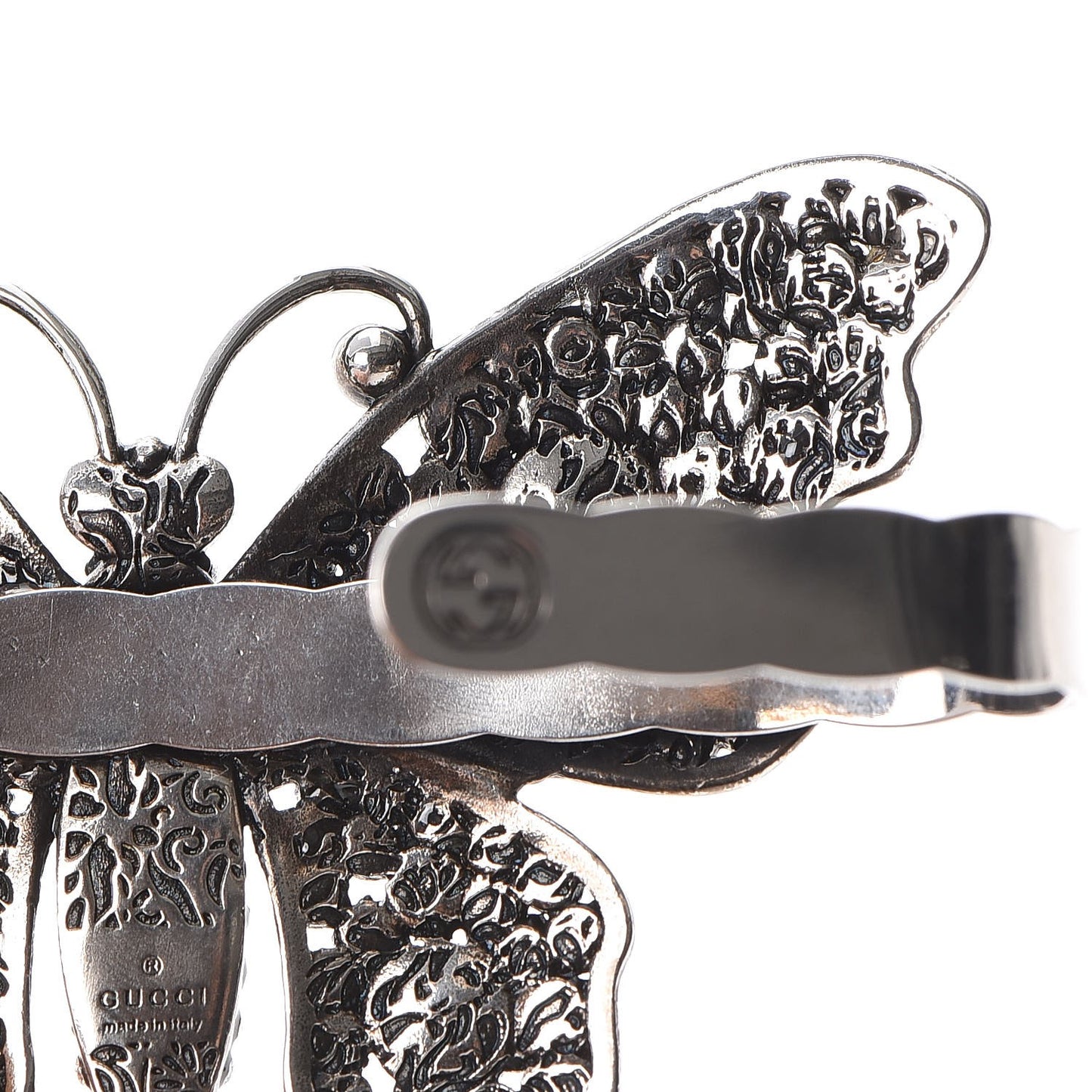 Crystal Studded Butterfly Palm Cuff