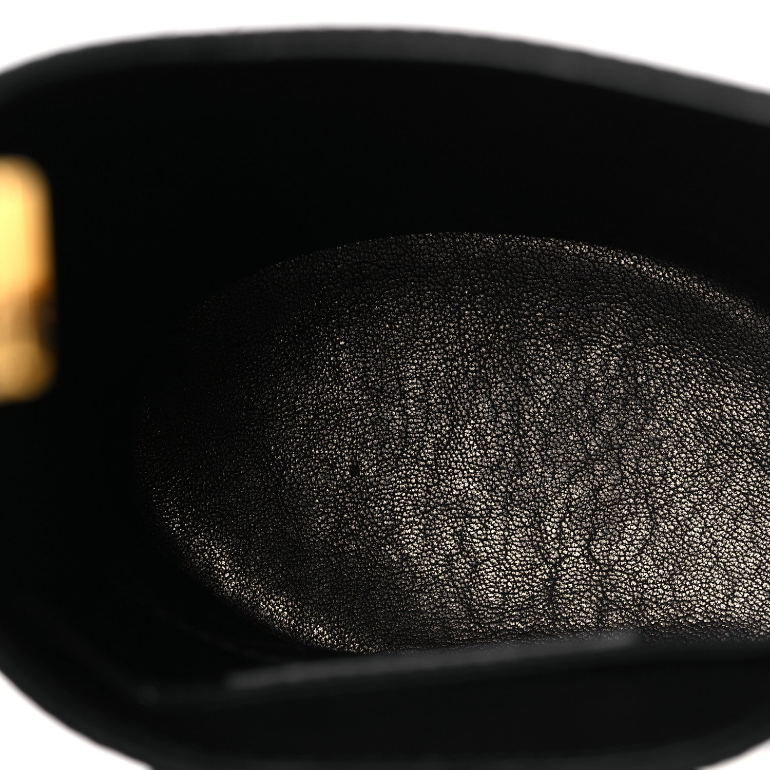 Lanvin Satin Sequin Small Swan Bucket Bag  Black 5 of 14