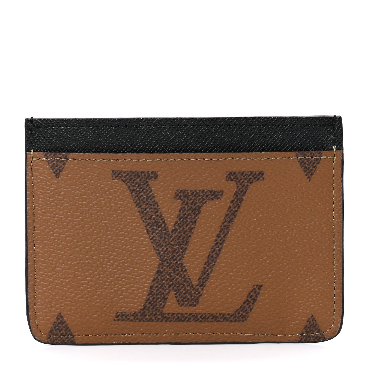 Reverse Monogram Side Up Card Holder