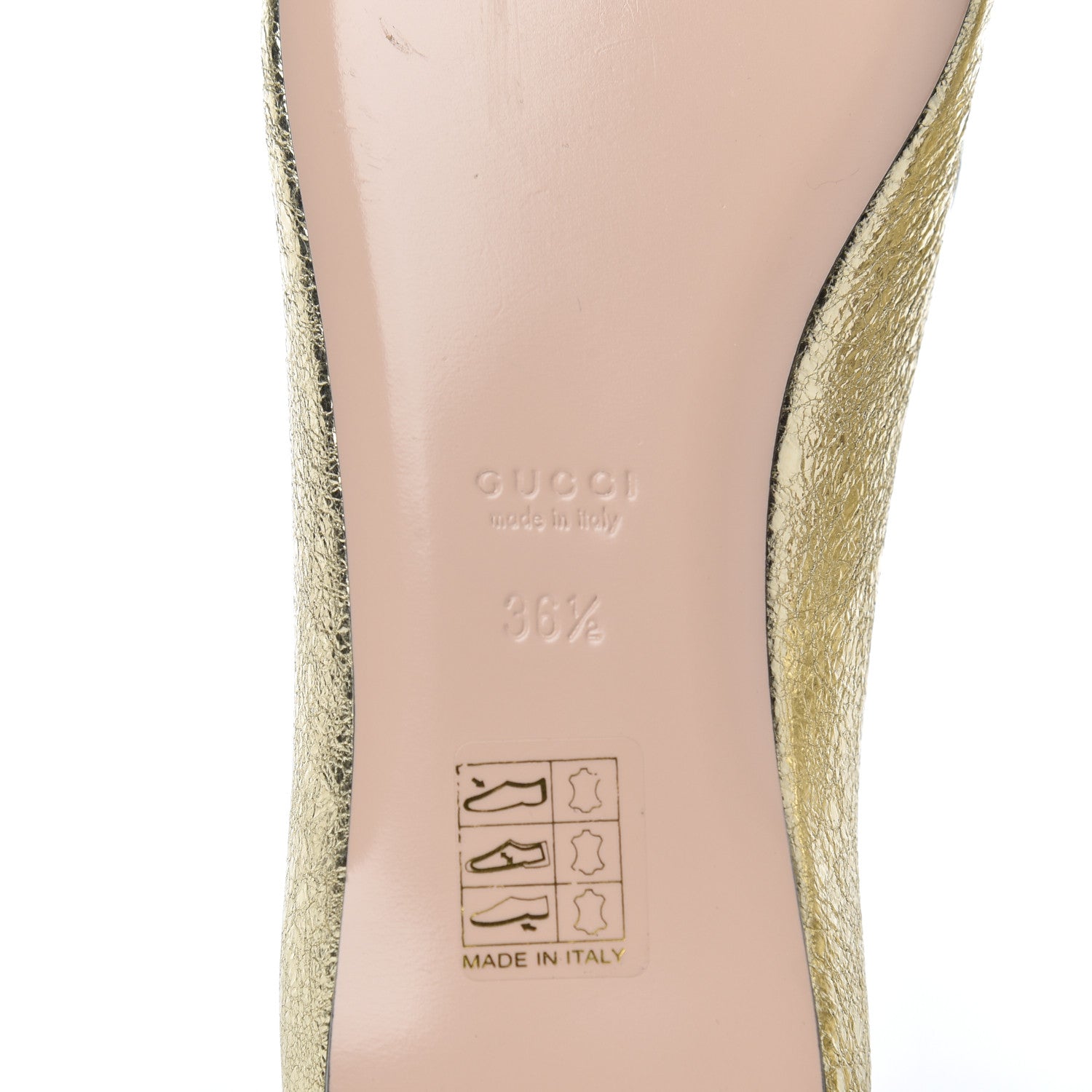 Gucci Galassia GG Marmont Fringe Flats 36.5 Platino 7 of 21