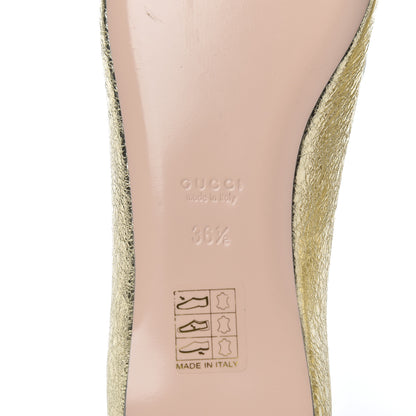 Gucci Galassia GG Marmont Fringe Flats 36.5 Platino 7 of 21