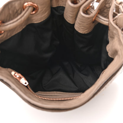 Alexander Wang Pebbled Lambskin Diego Bucket Bag Latte Rose Gold Hardware 5 of 9