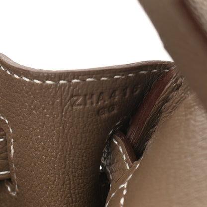 Hermes Togo Birkin 25 Etoupe 7 of 9