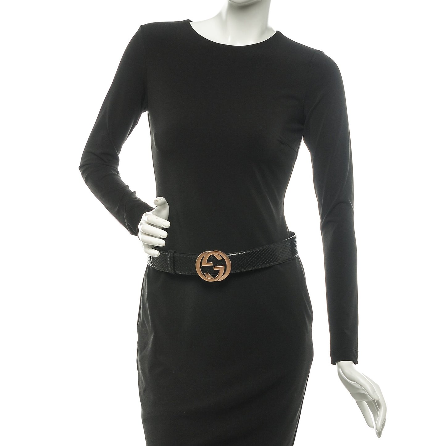 Python Interlocking G Belt 80 32 Black