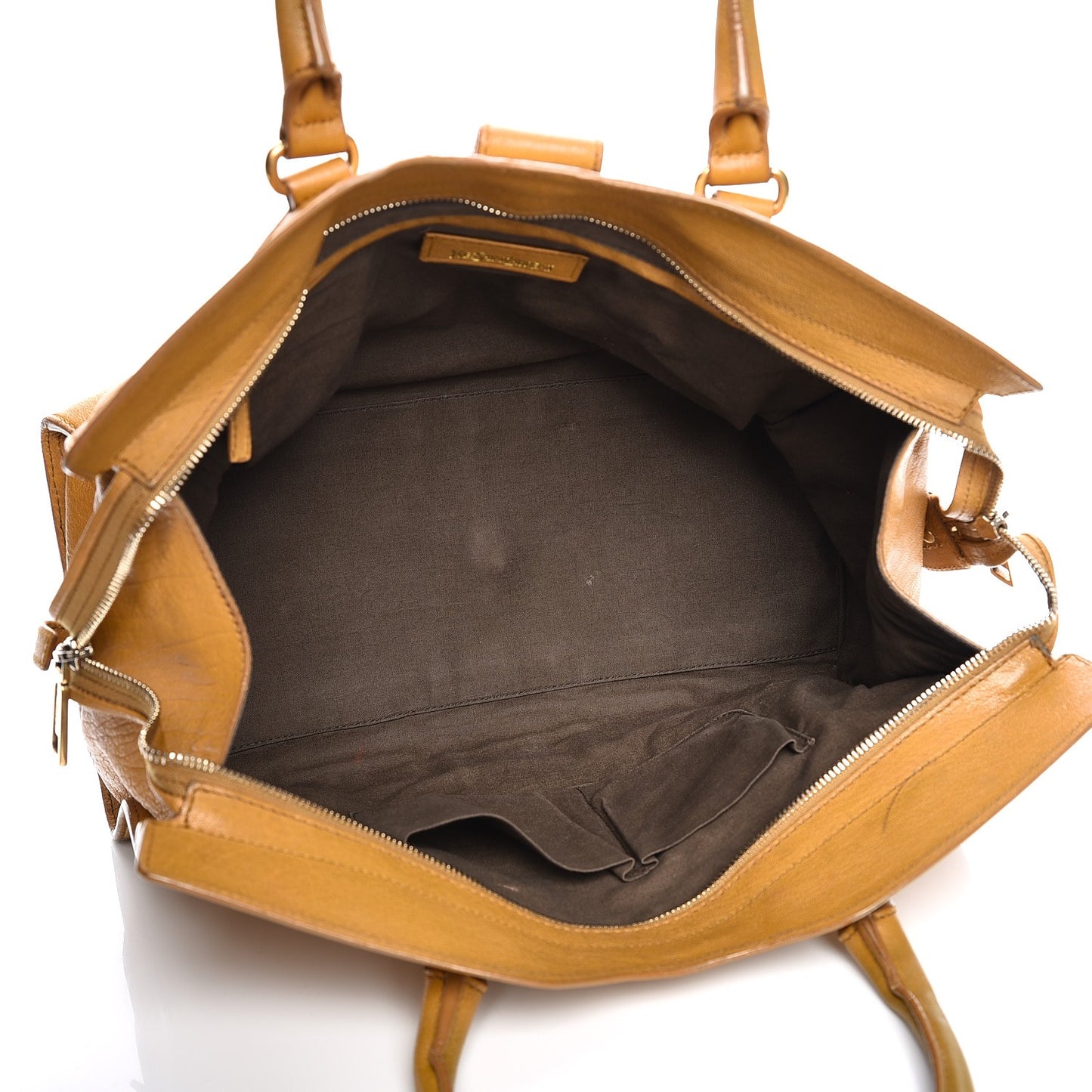 Sheepskin Medium Cabas ChYc Mustard