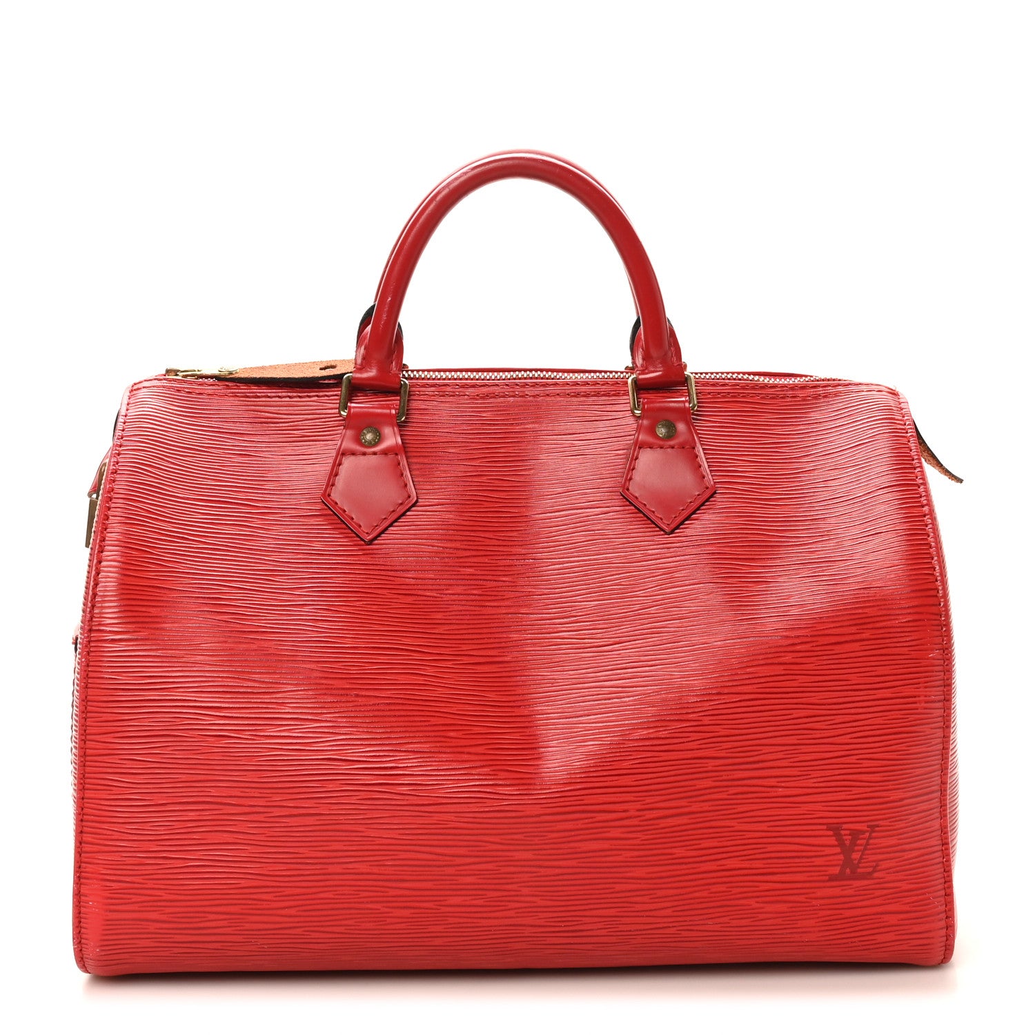 Louis Vuitton Epi Speedy 30 Castillan Red 1 of 13