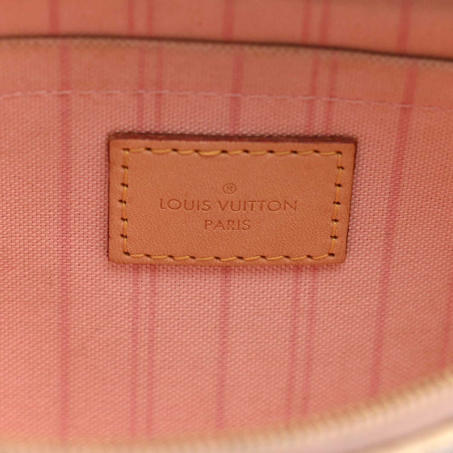 Louis Vuitton Damier Azur Neverfull MM GM Pochette Rose Ballerine 6 of 8