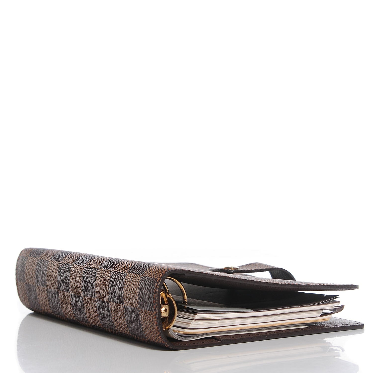 Louis Vuitton Damier Ebene Medium Ring Agenda Cover 4 of 7