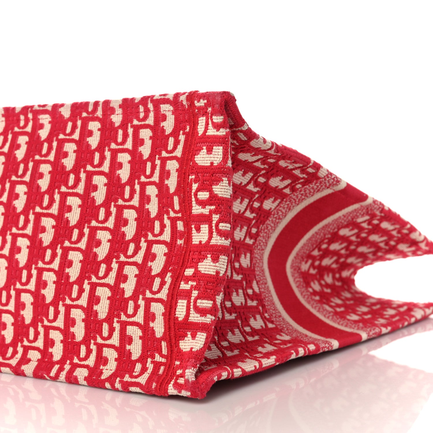 Christian Dior Oblique Book Tote Raspberry 10 of 10