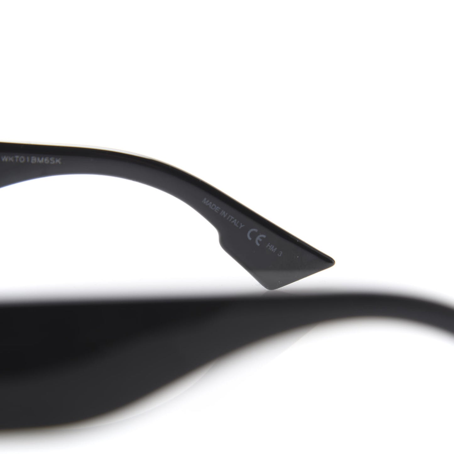 CHRISTIAN Acetate D Dior Sunglasses Black