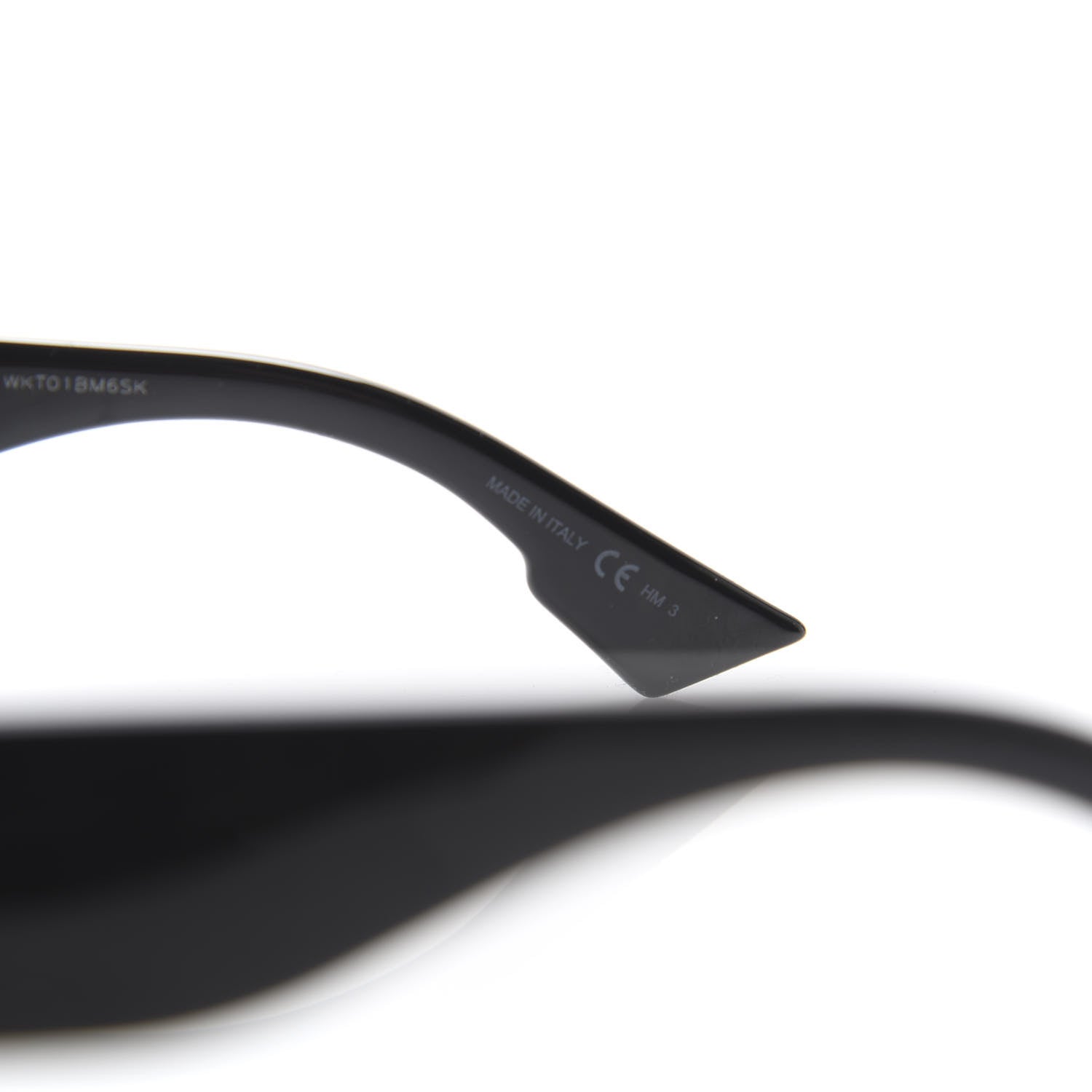 Christian Dior CHRISTIAN Acetate D Dior Sunglasses Black 6 of 7