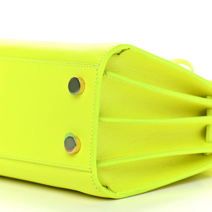 Saint Laurent Calfskin Nano Sac De Jour Neon Yellow 11 of 11