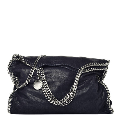 Stella McCartney Shaggy Deer Falabella Fold Over Tote Black 1 of 9