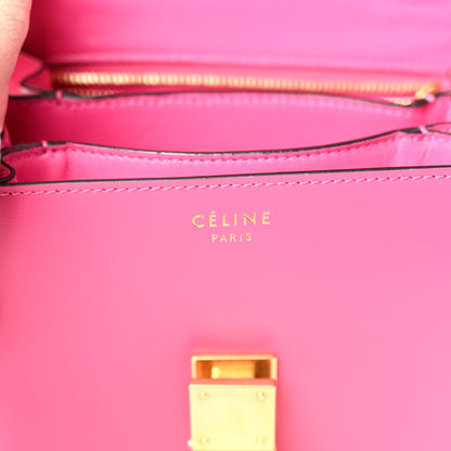 Celine Box Calfskin Small Classic Box Flap Bag Hibiscus 6 of 10