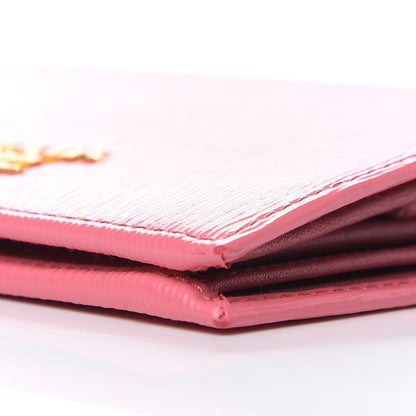 Prada Vitello Move Bifold Wallet Peonia 7 of 8