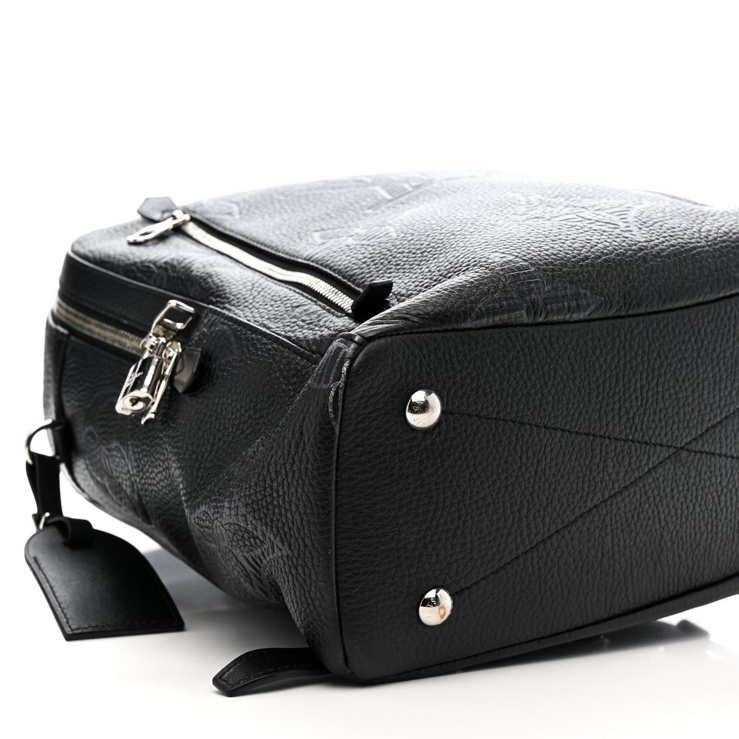 Taurillon Monogram Shadow Armand Backpack Black