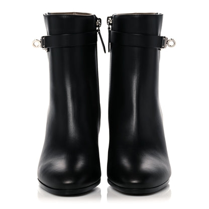 Hermes Calfskin Saint Germain Ankle Boots 35.5 Black 2 of 10