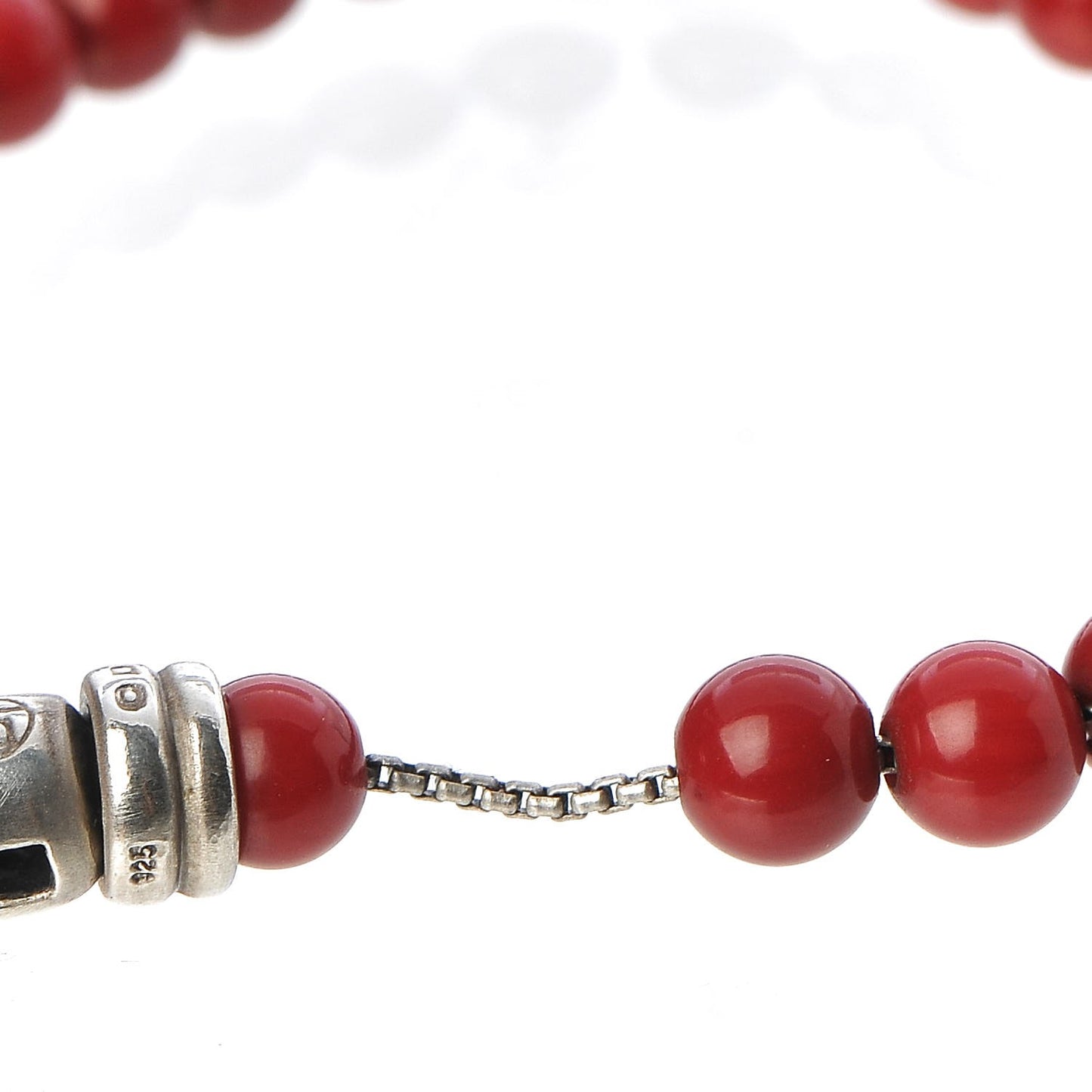 Sterling Silver Carnelian 6mm Spiritual Beads Bracelet