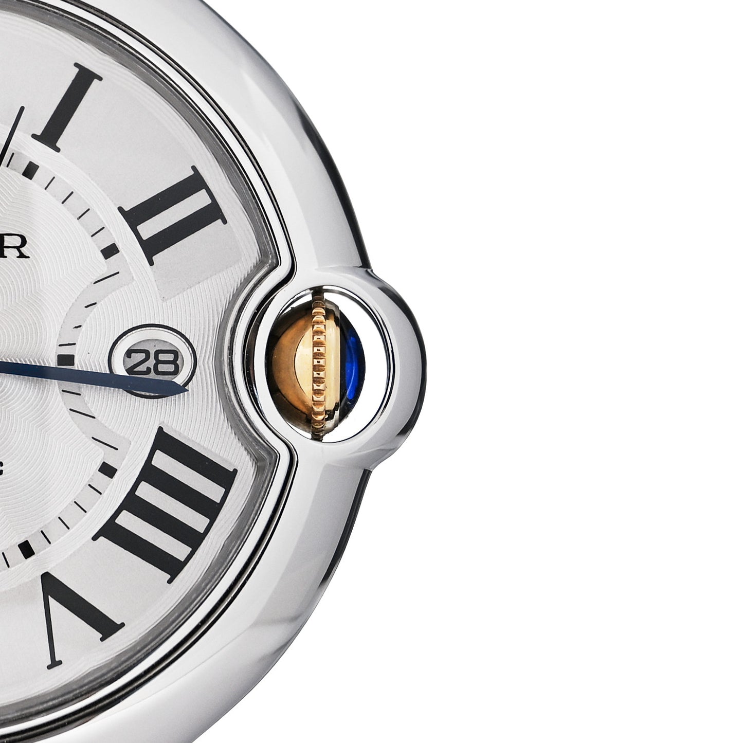 Stainless Steel 18K Yellow Gold 42mm Ballon Bleu De Cartier Automatic Watch