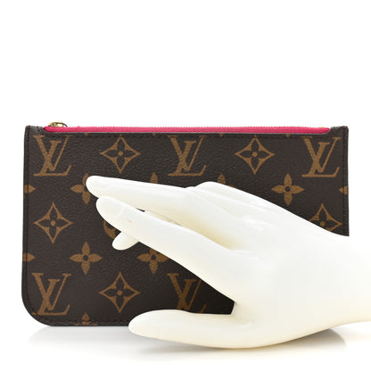 Louis Vuitton Monogram Neverfull PM Pochette Fuchsia 2 of 11
