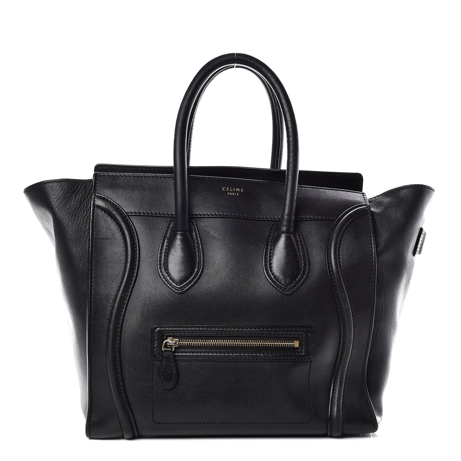 Celine Smooth Calfskin Mini Luggage Black 1 of 30