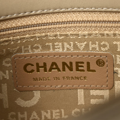 Chanel Lambskin Quilted CC Chocolate Bar Flap Beige 6 of 12