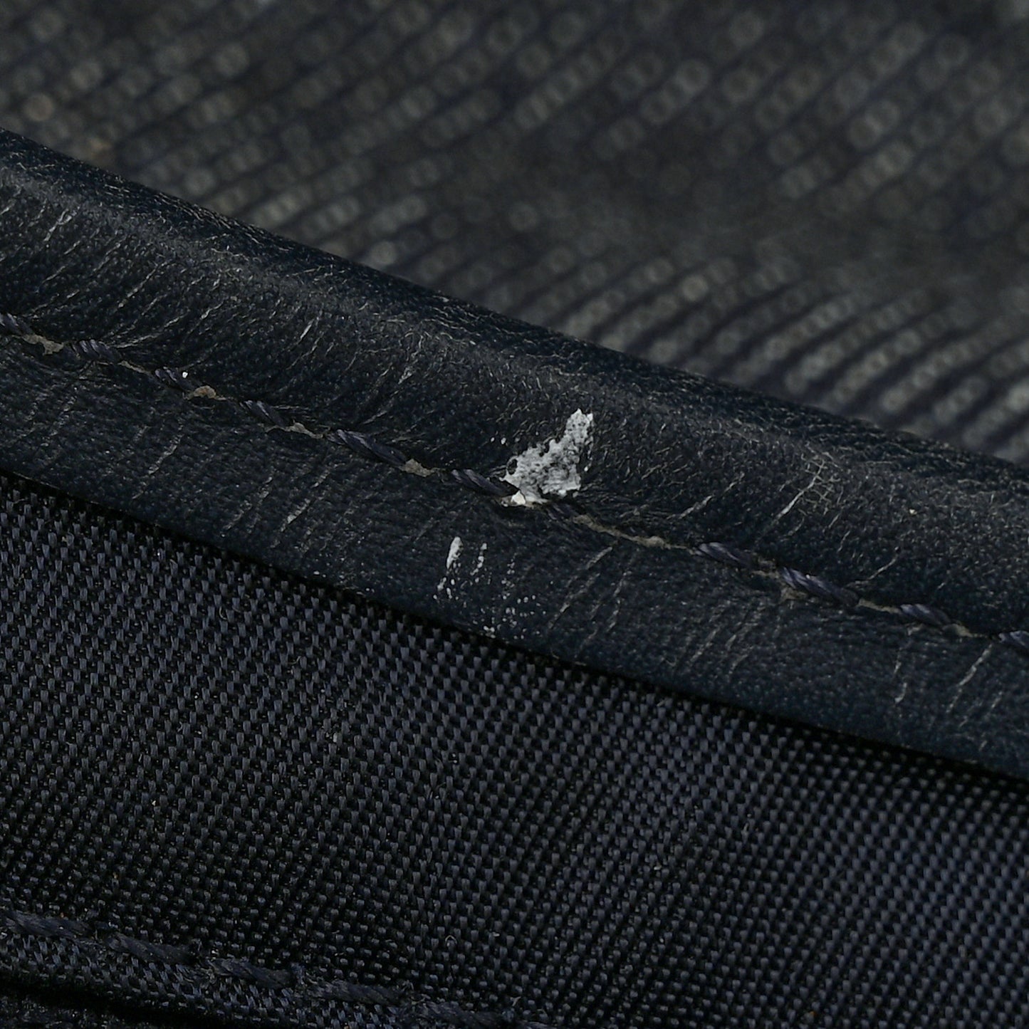 Denim Calfskin Saddle Bag Blue