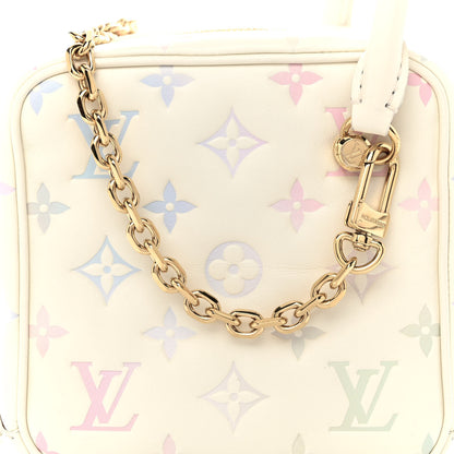 Louis Vuitton Lambskin Embossed Monogram New Square Bag Quartz Multicolor 12 of 17
