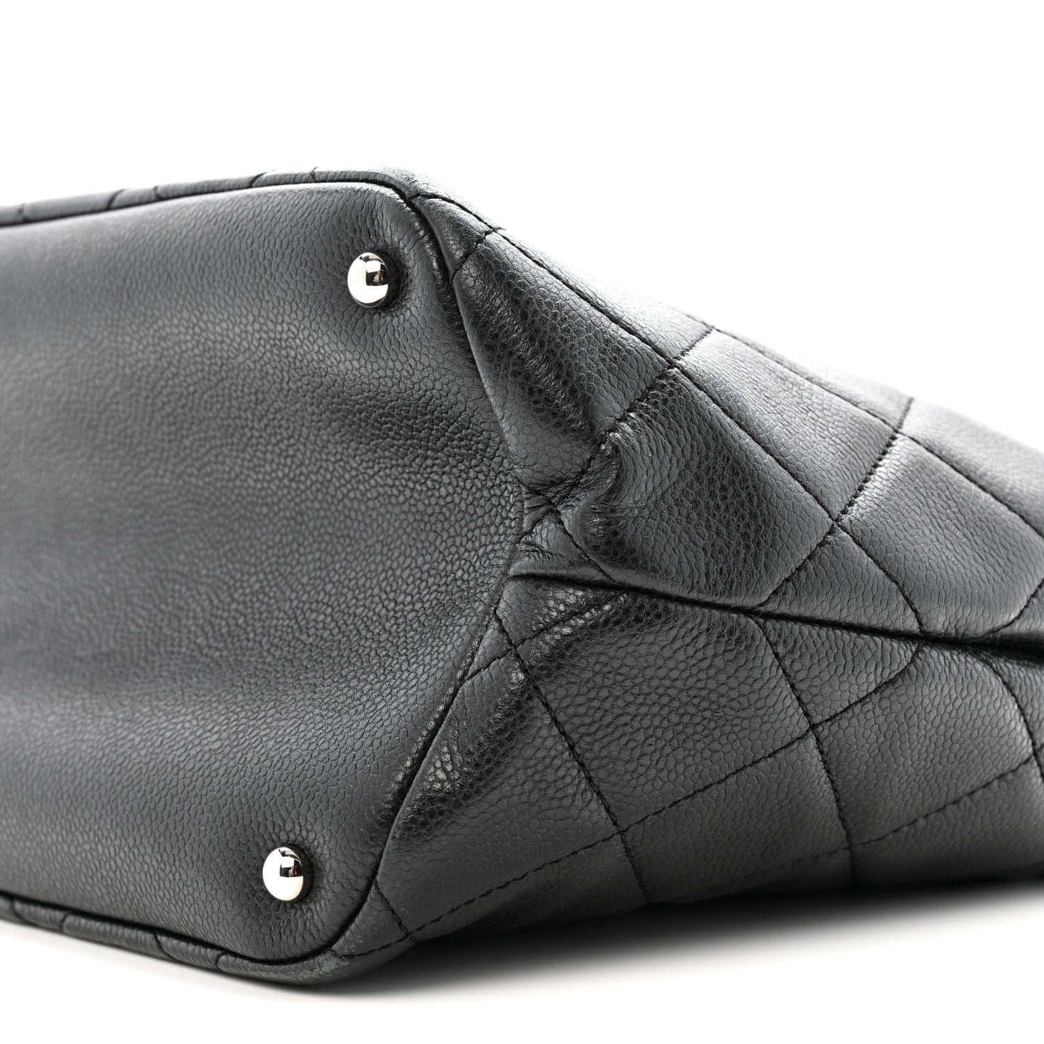 Chanel Caviar Quilted CC Timeless Soft Tote Black 10 of 15