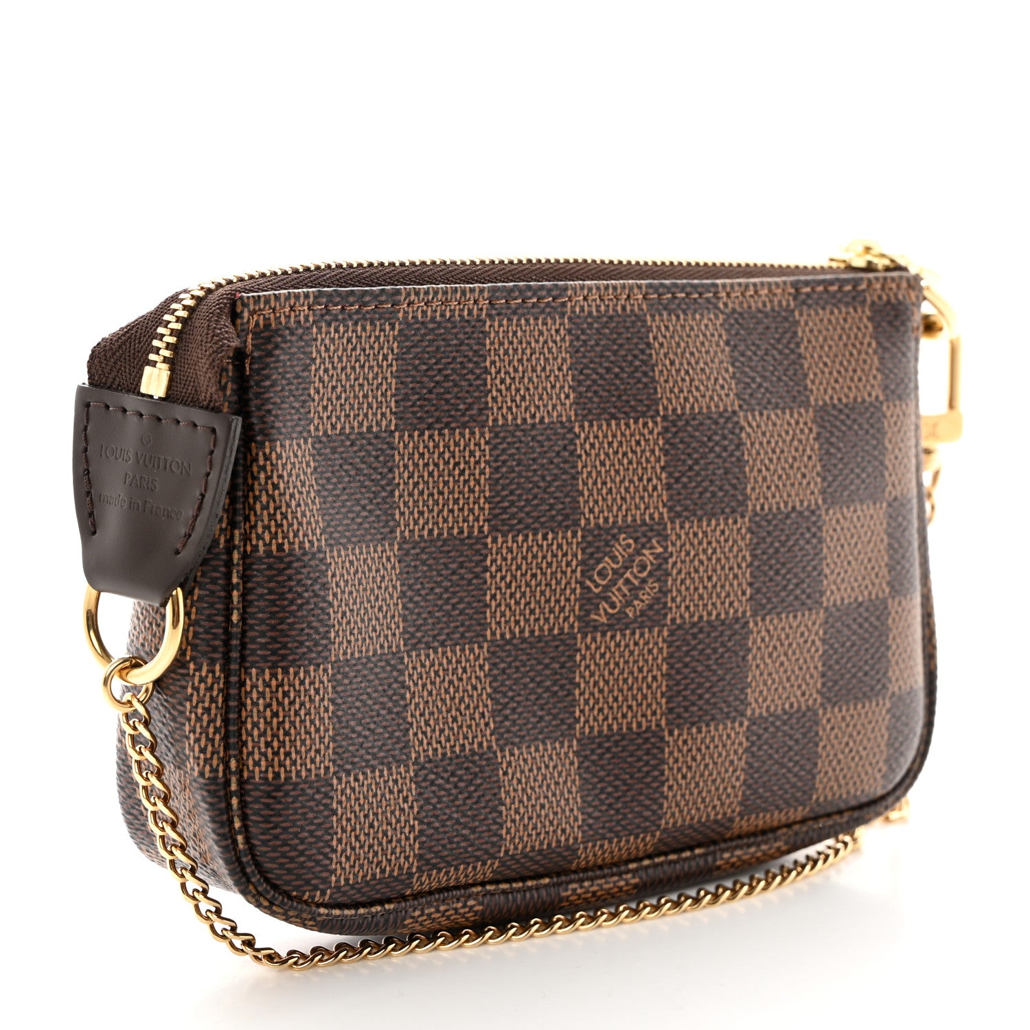 Louis Vuitton Damier Ebene Mini Pochette Accessories 4 of 9