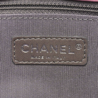 Chanel Lambskin Quilted Bi-Color Medium Single Flap Light Purple 6 of 10