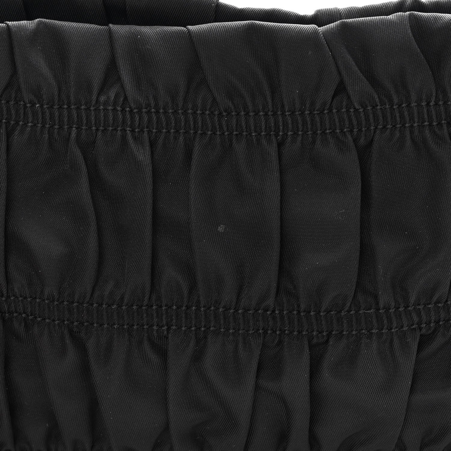 Prada Tessuto Nylon Gaufre Pochette Black 16 of 16
