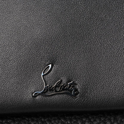 Christian Louboutin Calfskin Loubiblues Paris Clutch Bag Black Multi 7 of 10