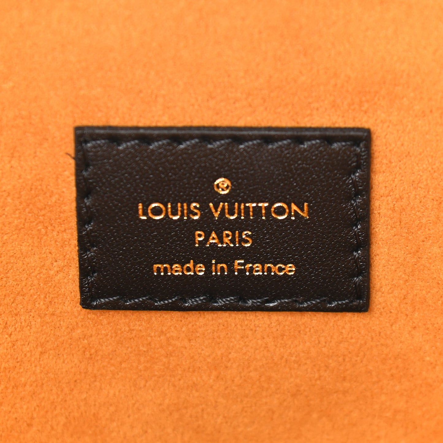 Lambskin Embossed Monogram Coussin MM Black