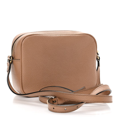 Gucci Pebbled Calfskin Small Soho Disco Bag Camelia 3 of 11