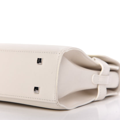 Delvaux Calfskin Embossed Mini Tempete Satchel White 7 of 10
