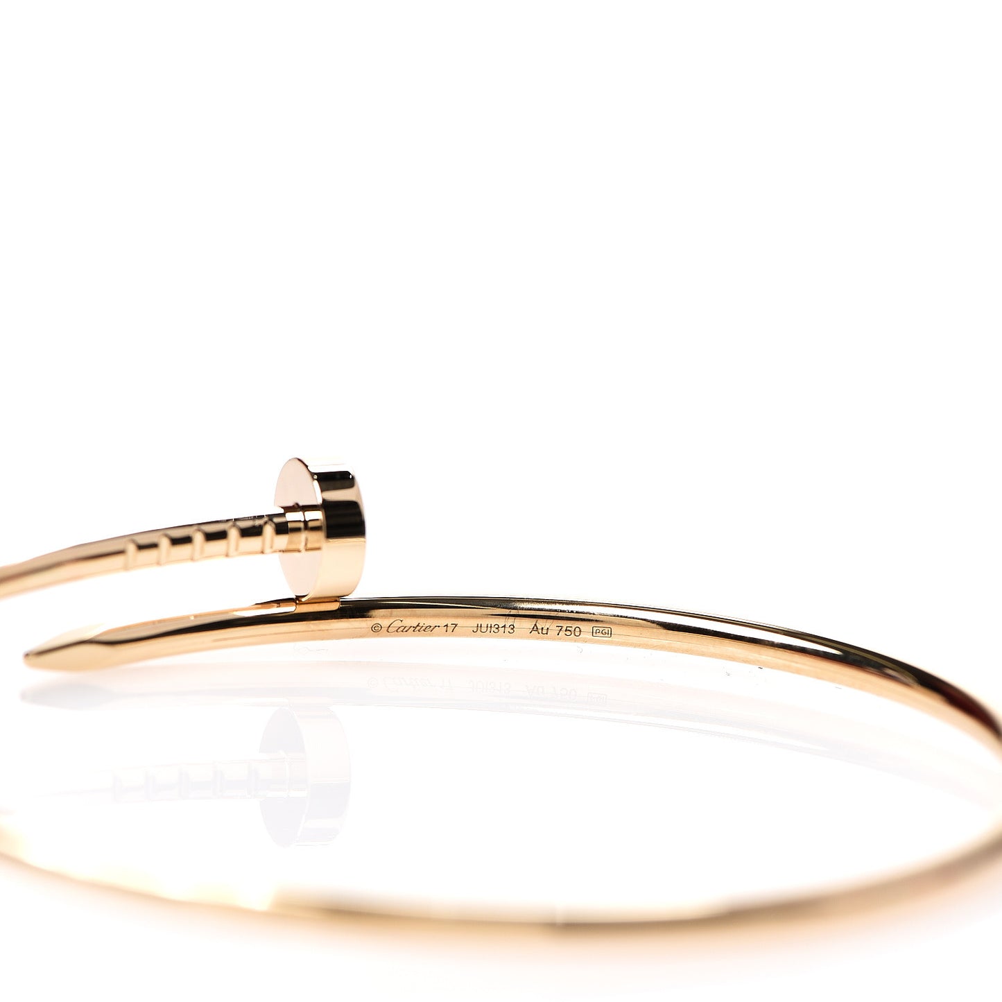 18K Yellow Gold Small Juste Un Clou Bracelet 17