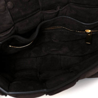 Bottega Veneta Suede Maxi Intrecciato Padded Chain Cassette Crossbody Bag Fondant 5 of 12