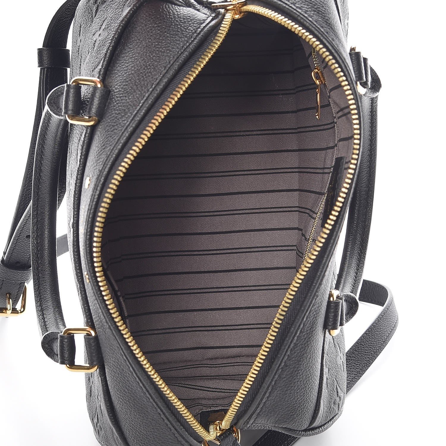 Louis Vuitton Empreinte Speedy Bandouliere 25 NM Black 5 of 7
