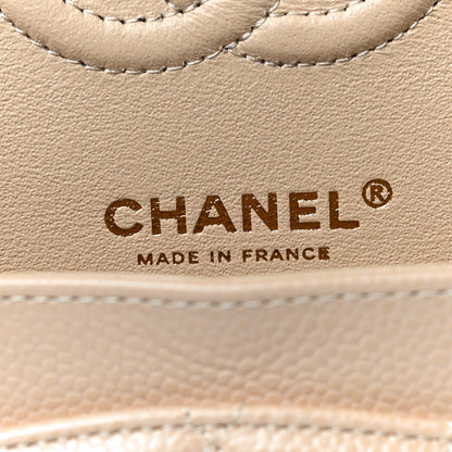 Chanel Caviar Quilted Small Double Flap Beige 6 of 10