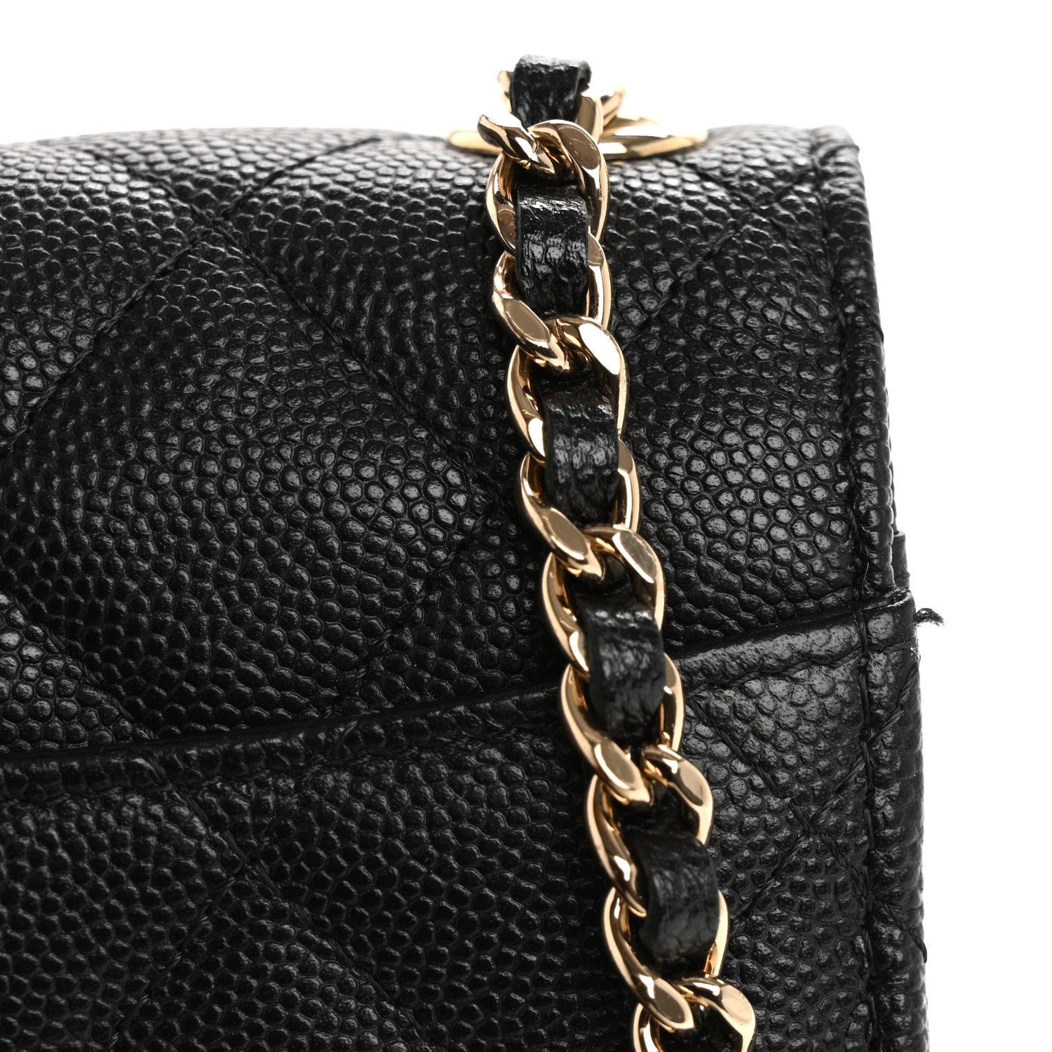 Chanel Caviar Quilted Classic Phone Holder Black 13 of 16