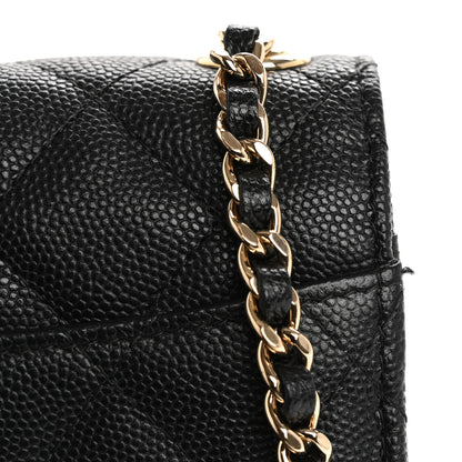 Chanel Caviar Quilted Classic Phone Holder Black 13 of 16
