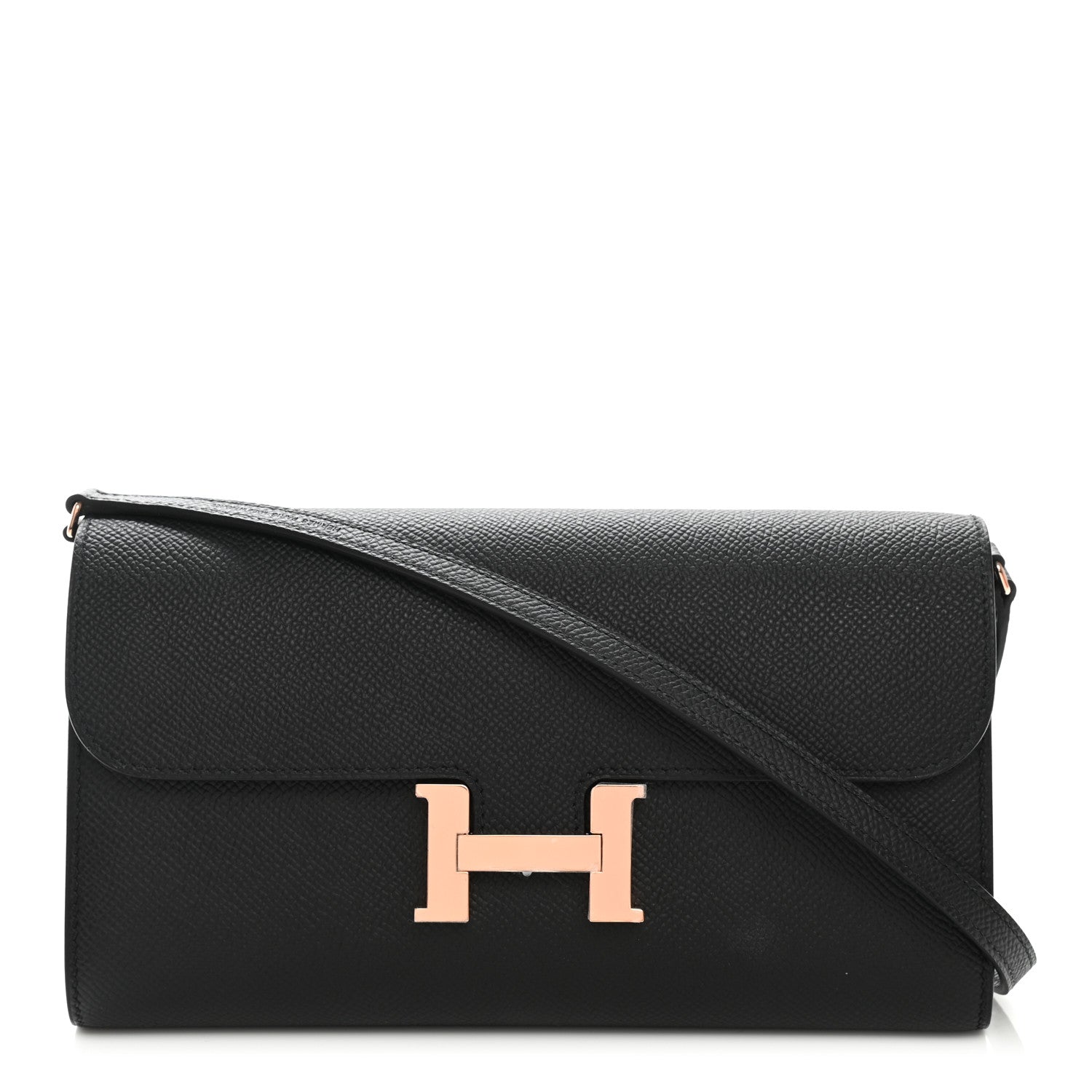 Hermes Epsom Constance Wallet To Go Black 1 of 12