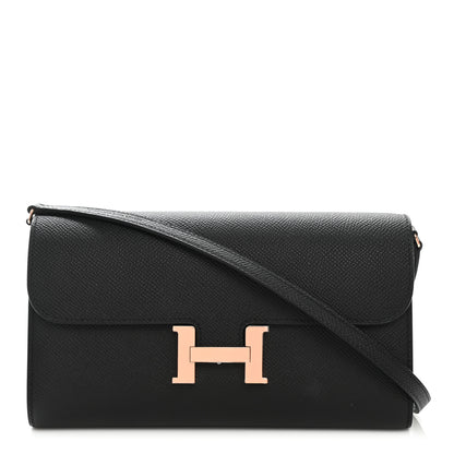 Hermes Epsom Constance Wallet To Go Black 1 of 12