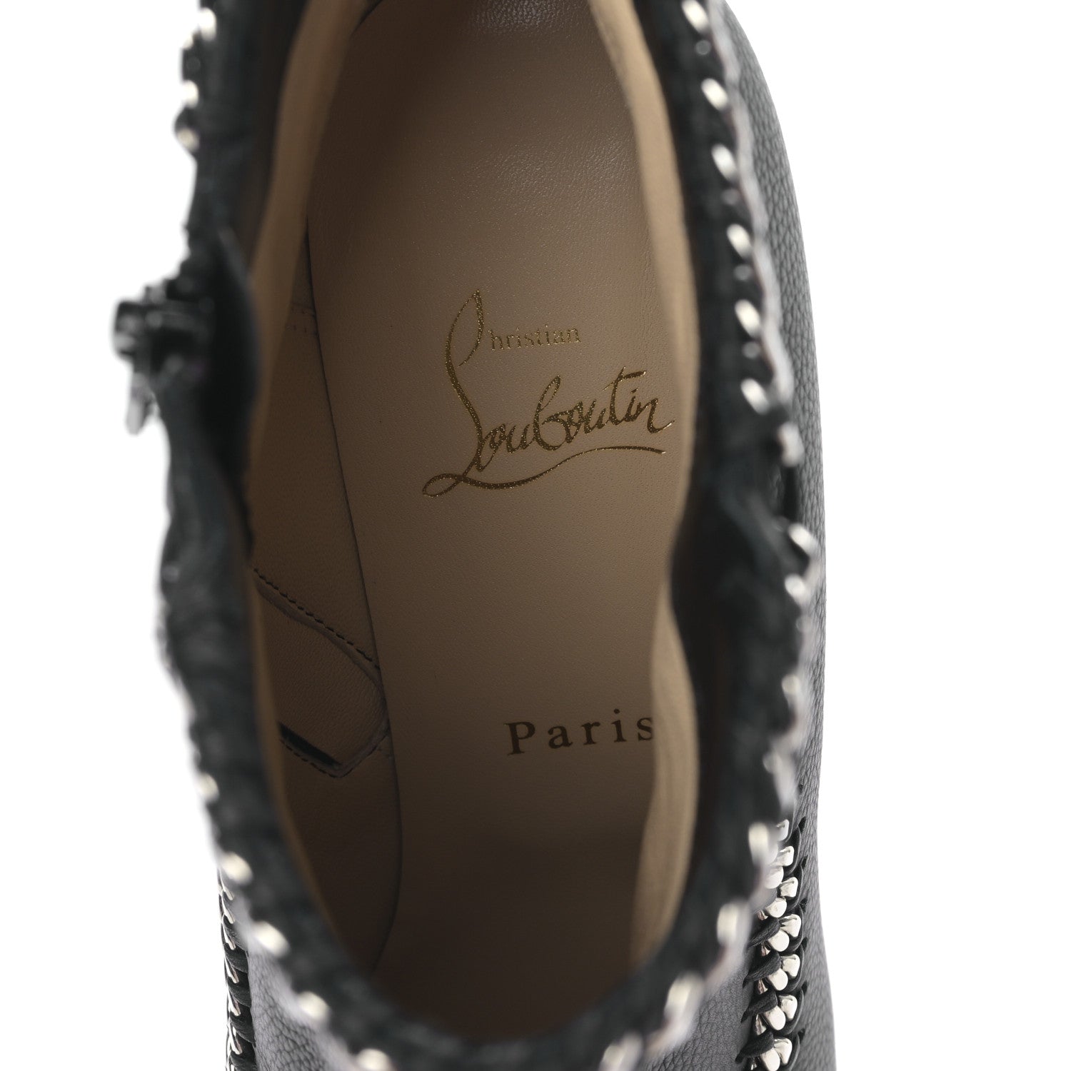 Christian Louboutin Calf Morphee Catenabontina 85 Booties 40 Black 7 of 7