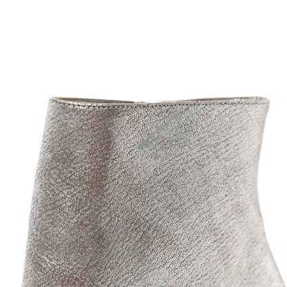 Christian Louboutin Kid Lame Washed Adox 85 Ankle Boots 36 Roche Grezzo Saponat 9 of 10