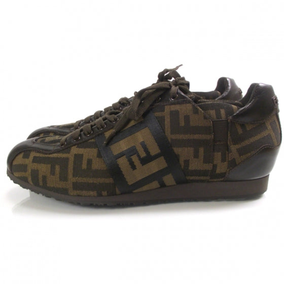 Jacquard Vitello Zucca Sportive Sneakers 6 Tobacco